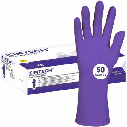 Kimtech Purple Nitrile-Xtra Exam Gloves 1