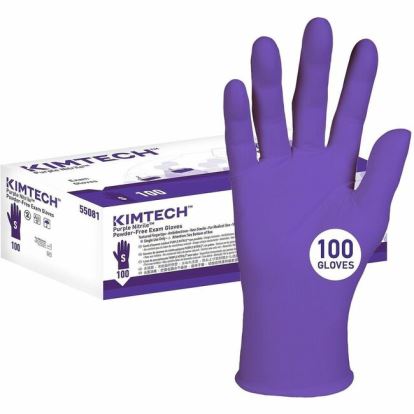 Kimtech Purple Nitrile Exam Gloves 1