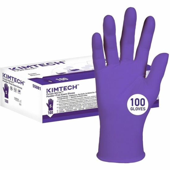 Kimtech Purple Nitrile Exam Gloves 1