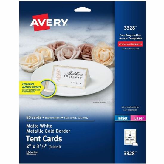 Avery Tent Card 1