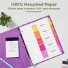 Avery EcoFriendly Recycled Dividers, 5 Tabs (3 Sets of 11080) 3