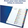 Avery A-Z Dividers, 26 Tabs, Ready Index, Arched Tabs (11844) 2