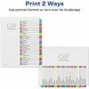 Avery A-Z Dividers, 26 Tabs, Ready Index, Arched Tabs (11844) 3