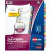 Avery 1-31 Dividers, 31 Tabs, Ready Index, Arched Tabs (11846) 1