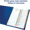 Avery 1-31 Dividers, 31 Tabs, Ready Index, Arched Tabs (11846) 2