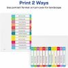 Avery Jan-Dec Dividers, 12 Tabs, Ready Index, Arched Tabs (11847) 3