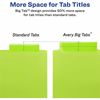 Avery&reg; Big Tab Insertable 2-Pocket Dividers 3