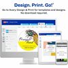 Avery&reg; File Folder Labels on 4" x 6" Sheets, Removable Adhesive, White, 2/3" x 3-7/16" , 252 Labels (5230) 6
