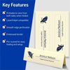Avery&reg; Tent Cards, 3.5" x 11" , Embossed Border, 50 Cards (5915) 2