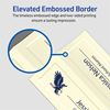 Avery&reg; Tent Cards, 3.5" x 11" , Embossed Border, 50 Cards (5915) 3