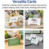 Avery&reg; Tent Cards, 3.5" x 11" , Embossed Border, 50 Cards (5915) 5
