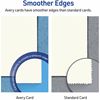 Avery&reg; Tent Cards, 3.5" x 11" , Embossed Border, 50 Cards (5915) 6
