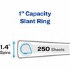 Avery Heavy-Duty View Binders, 1" One Touch Slant Rings, 4 White Binders 2