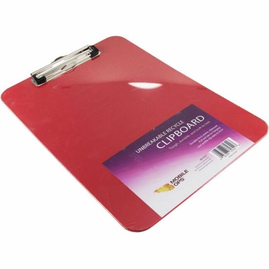 Mobile OPS Unbreakable Clipboard Red (61622) 1