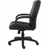 Boss Caressoftplus Vinyl Executive Mid Back Chair 3