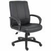 Boss Caressoftplus Vinyl Executive Mid Back Chair 5