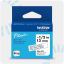 Brother P-touch BTAG-233 Blue on White Label Tape 1
