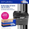 Brother DCP-L2640DW Wireless Laser Multifunction Printer - Monochrome - Gray 8