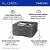 Brother HL-L2400D Desktop Wired Laser Printer - Monochrome 5