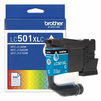 Brother LC501XLC Original High Yield Inkjet Ink Cartridge - Cyan - 1 Each1