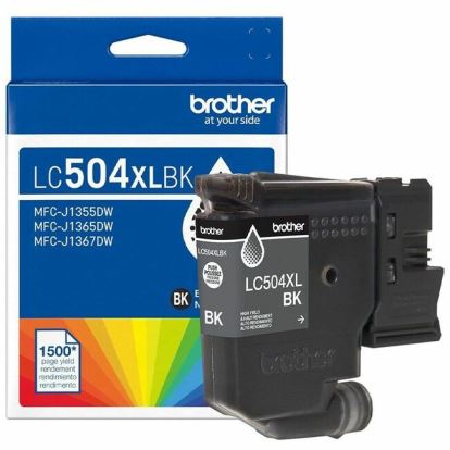 Brother LC504 Original High Yield Inkjet Ink Cartridge - Black - 1 Each 1