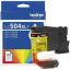 Brother LC504XLY Original High Yield Inkjet Ink Cartridge - Single Pack - Yellow - 1 Each 1