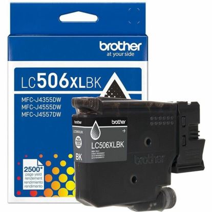 Brother LC506XLBK Original High Yield Inkjet Ink Cartridge - Black - 1 Each 1