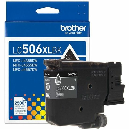 Brother LC506XLBK Original High Yield Inkjet Ink Cartridge - Black - 1 Each 1