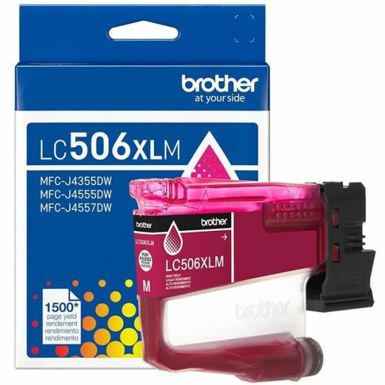 Brother LC506XLM Original High Yield Inkjet Ink Cartridge - Magenta - 1 Each 1