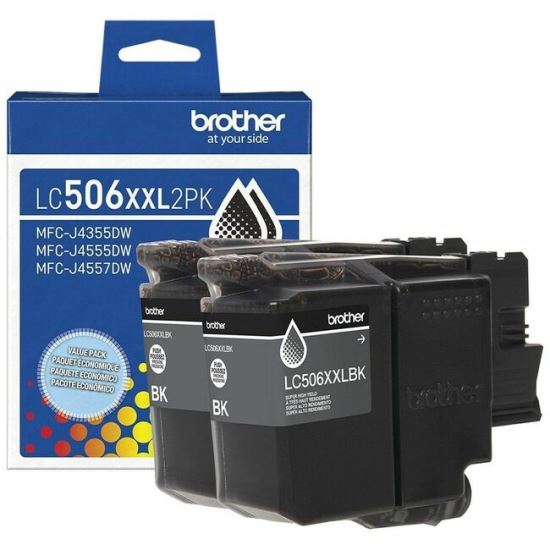 Brother Original Super High (XXL Series) Yield Inkjet Ink Cartridge - Black - 2 / Pack 1