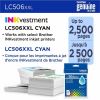 Brother LC506XXLC Original Super High Yield Inkjet Ink Cartridge - Cyan - 1 Each 2