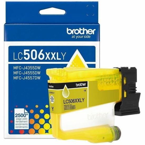 Brother LC506XXLY Original Super High Yield Inkjet Ink Cartridge - Yellow - 1 Each 1