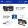 Brother Work Smart MFC-J1360DW Wired & Wireless Inkjet Multifunction Printer - Color - Black 8