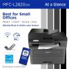 Brother MFC-L2820DW Wireless Laser Multifunction Printer - Monochrome - Gray 5