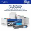 Brother TN635C Original Standard Yield Laser Toner Cartridge - Cyan - 1 Pack 4