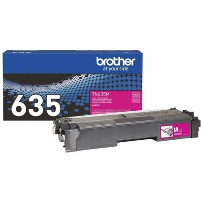 Brother TN635M Original Standard Yield Laser Toner Cartridge - Magenta - 1 Pack 1