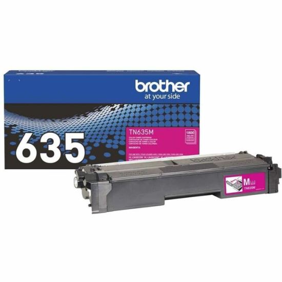 Brother TN635M Original Standard Yield Laser Toner Cartridge - Magenta - 1 Pack 1