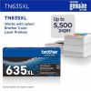 Brother TN-635XL Original High Yield Laser Toner Cartridge - Black - 1 Pack 2