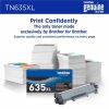 Brother TN-635XL Original High Yield Laser Toner Cartridge - Black - 1 Pack 3