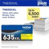 Brother TN635XXLY Original Super High Yield Laser Toner Cartridge - Yellow Pack 2