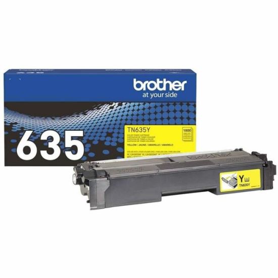 Brother TN635Y Original Standard Yield Laser Toner Cartridge - Yellow - 1 Pack 1