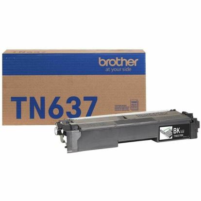 Brother TN637BK Original Ultra High Yield Laser Toner Cartridge - Black Pack 1
