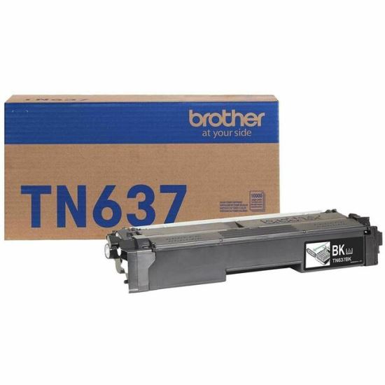 Brother TN637BK Original Ultra High Yield Laser Toner Cartridge - Black Pack 1