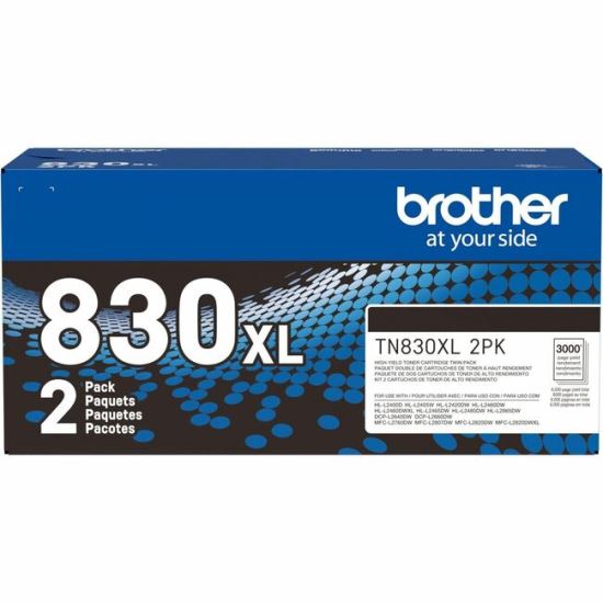 Brother Original High Yield Laser Toner Cartridge - Twin-pack - Black - 2 / Pack 1