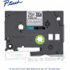 Brother Genuine P-touch TZe135 WHT on CLR Label Tape, Laminated, 12mmX8m 2