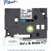 Brother Genuine P-touch TZe141 BK on CLR Label Tape, Laminated, 18mmX8m 2