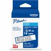 Brother Genuine P-touch TZe241 BK on WHT Label Tape, Laminated, 18mmX8m 1