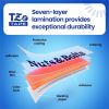 Brother Genuine P-touch TZe2512PK BK on WHT Label Tapes, Laminated, 24mmX8m each 8