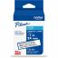 Brother Genuine P-touch TZe251 BK on WHT Label Tape, Laminated, 24mmX8m 1