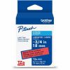 Brother Genuine P-touch TZe441 BK on RD Label Tape, Laminated, 18mmX8m 1